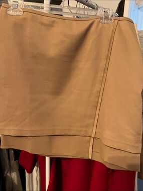 White House Black Market Camel/Tan Skirt